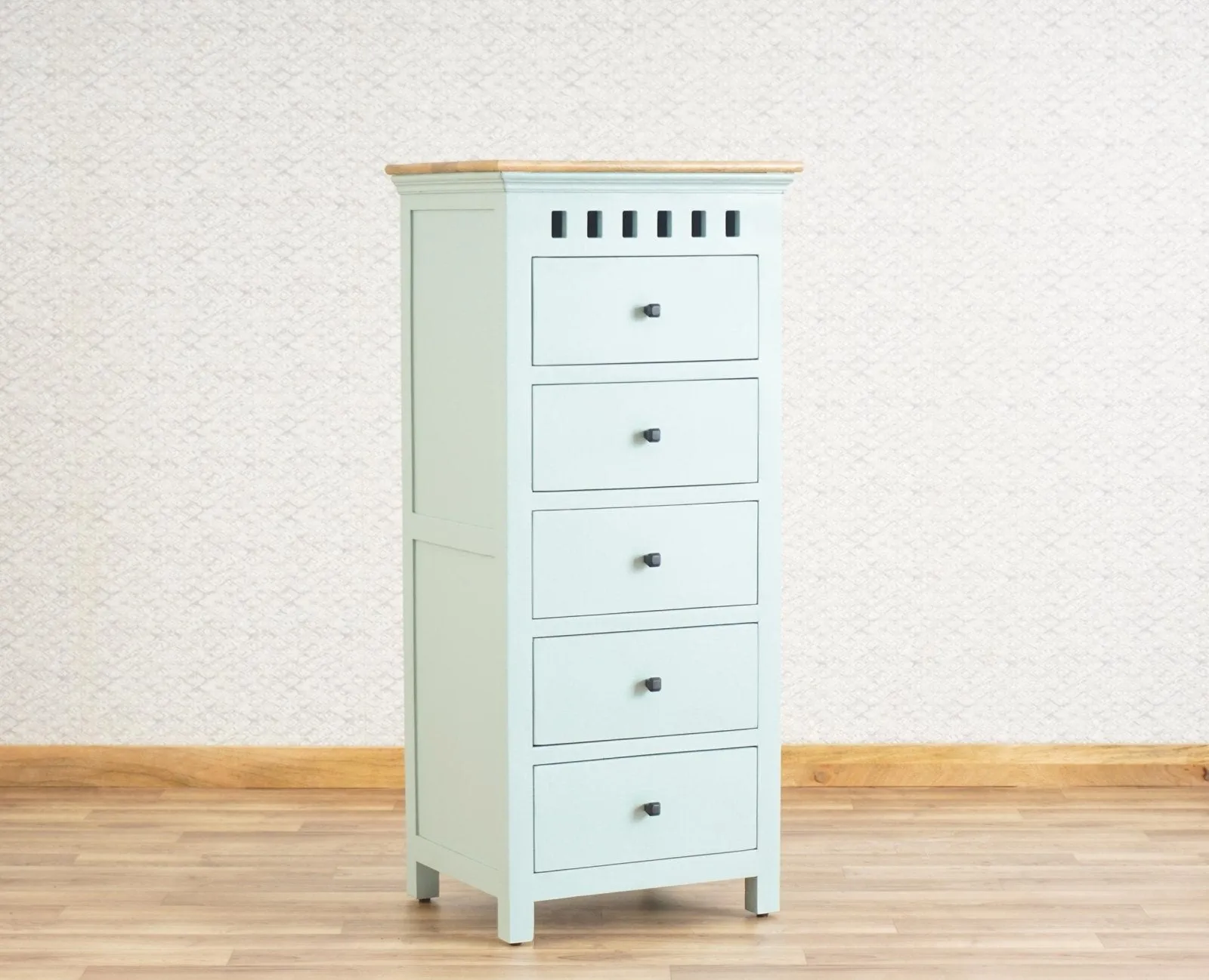 Alexandria Solid Wood Chest of Drawer- Five Drawer