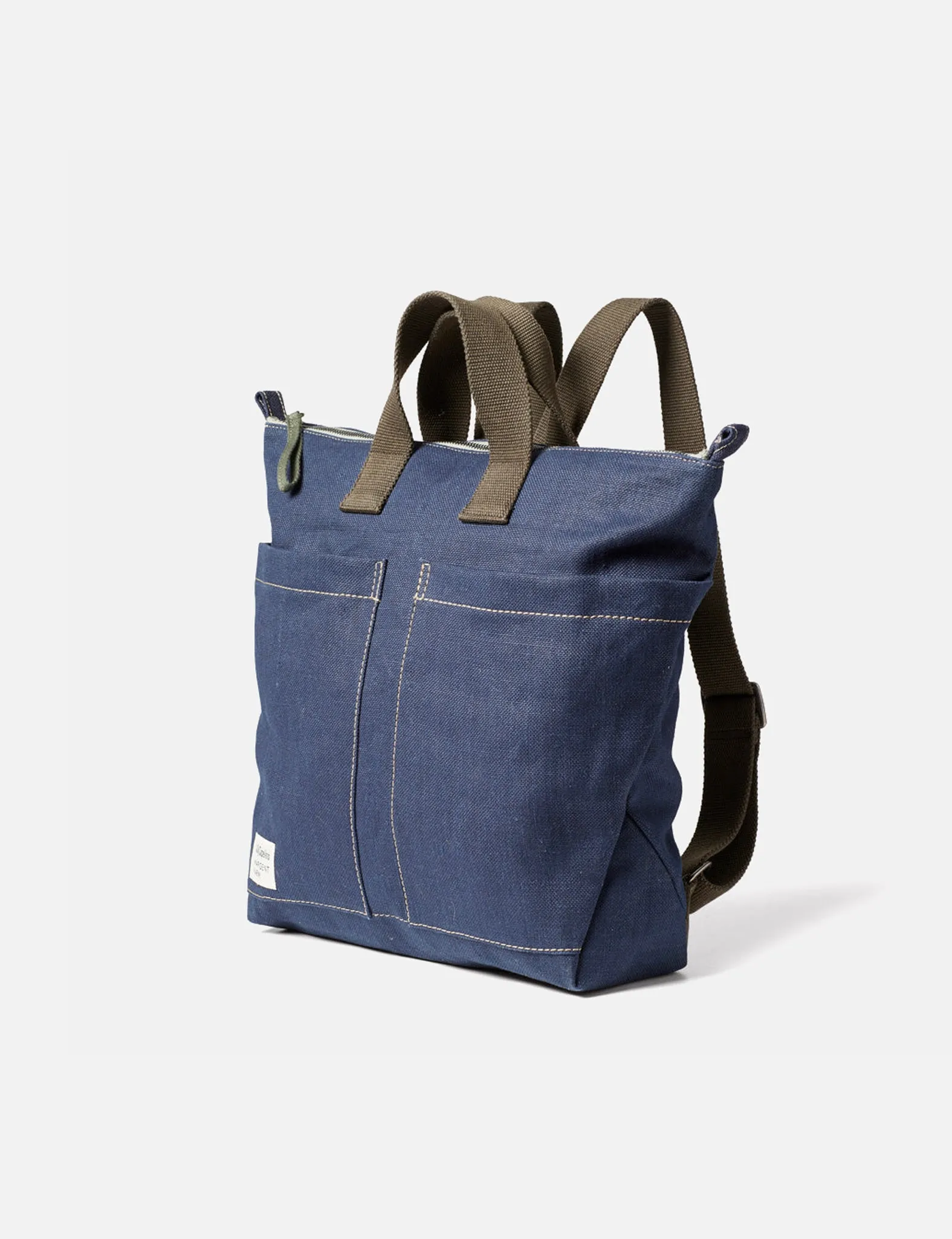 Ally Capellino Margent Farm Hemp Rucksack - Dark Navy Blue
