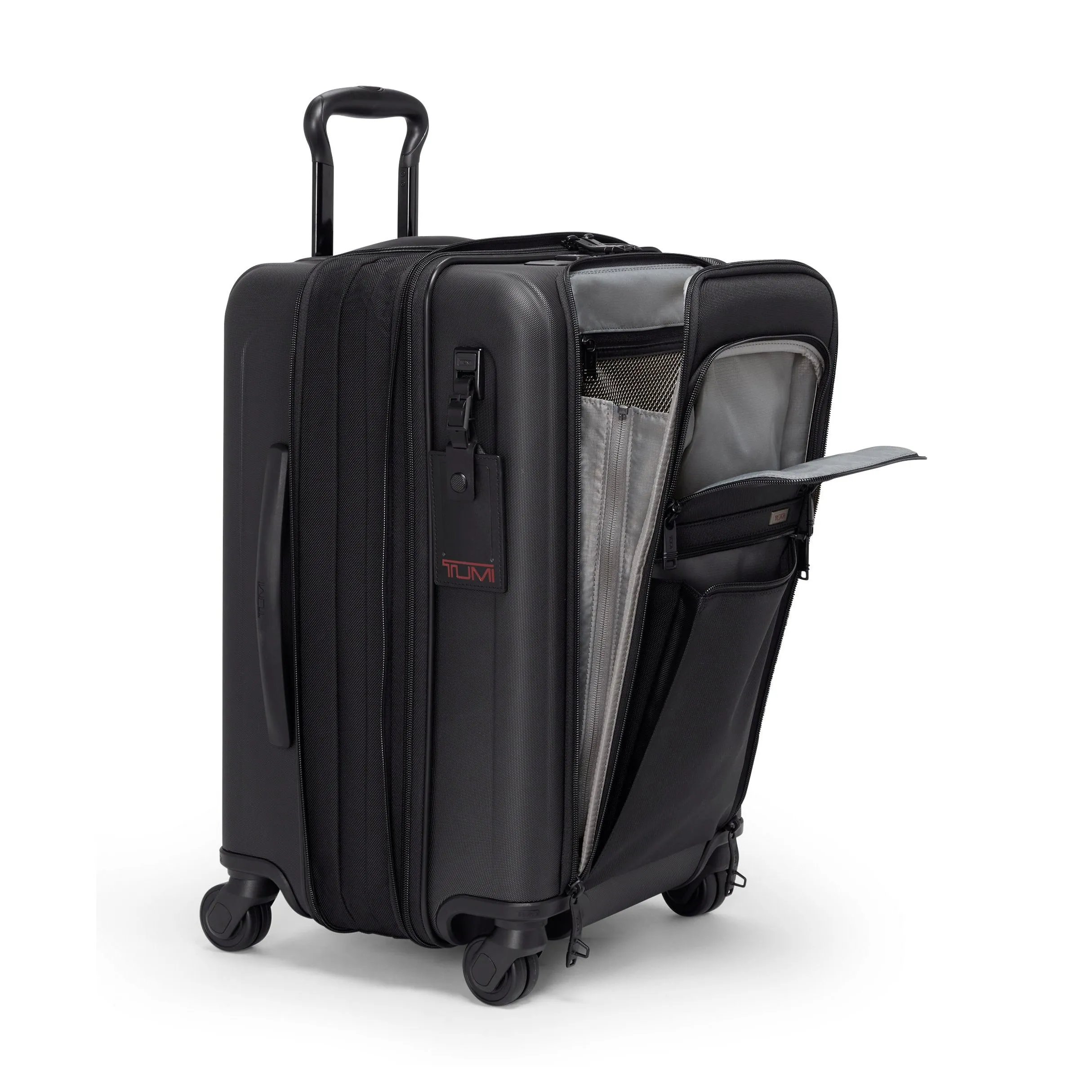 Alpha Hybrid collection International exp 4 wheeled carry on // Black