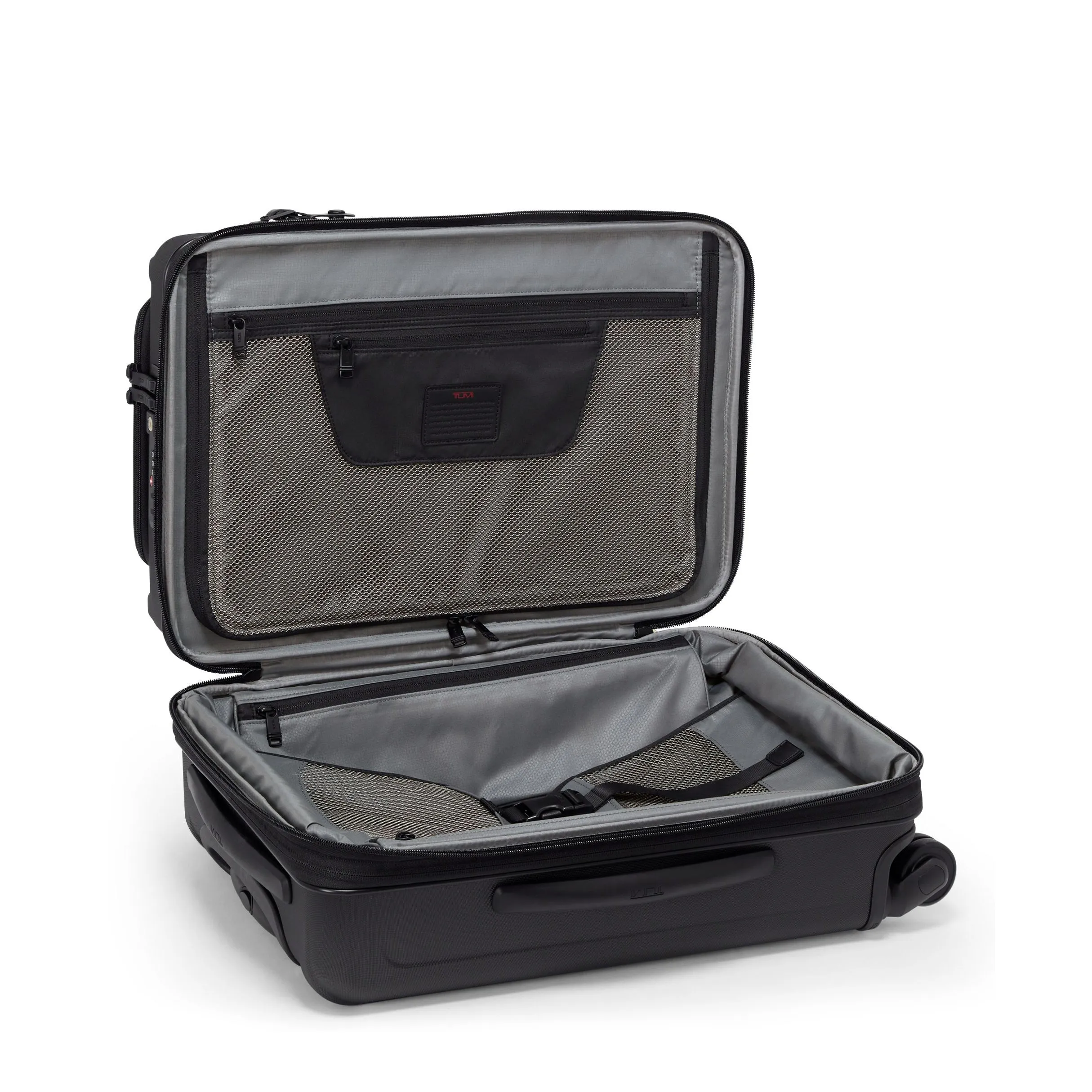 Alpha Hybrid collection International exp 4 wheeled carry on // Black