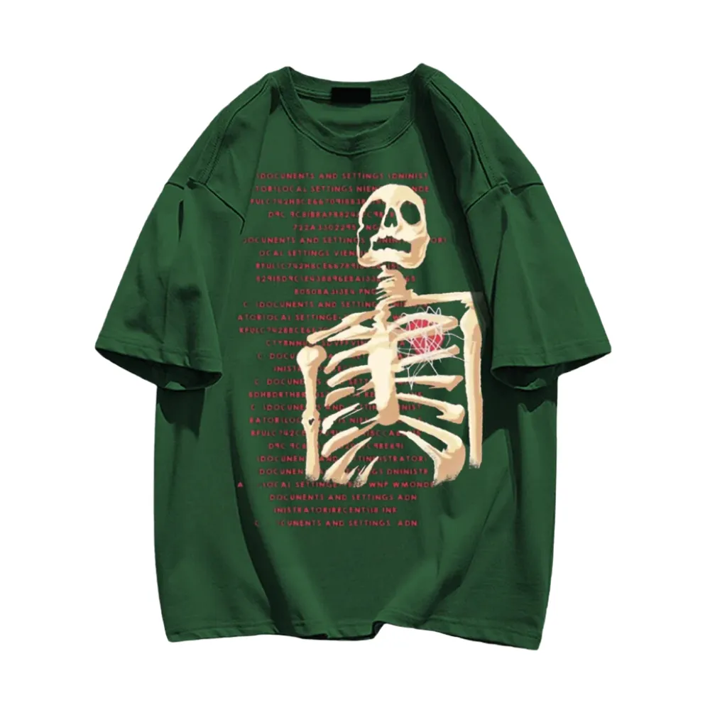 “American Bold Skull Graphic” T-shirt