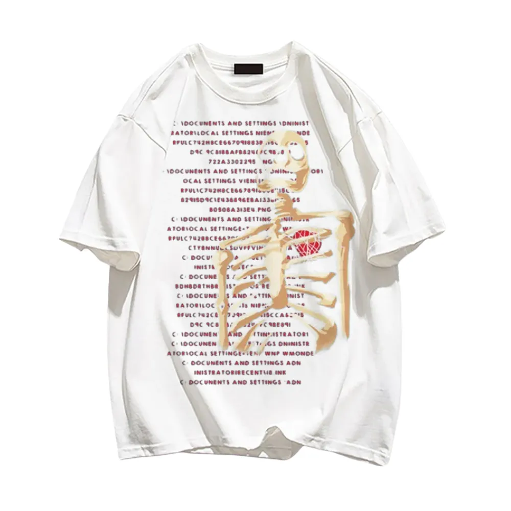 “American Bold Skull Graphic” T-shirt