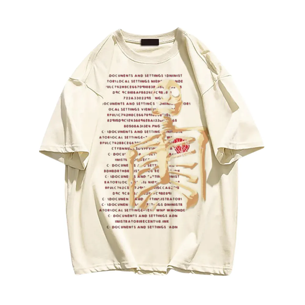 “American Bold Skull Graphic” T-shirt