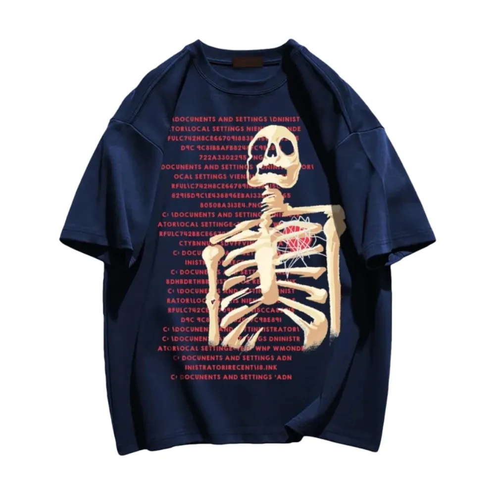 “American Bold Skull Graphic” T-shirt