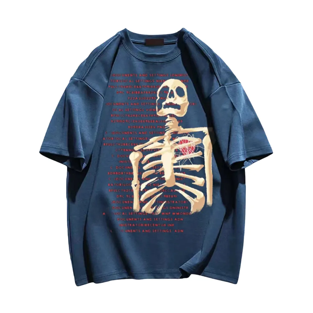 “American Bold Skull Graphic” T-shirt