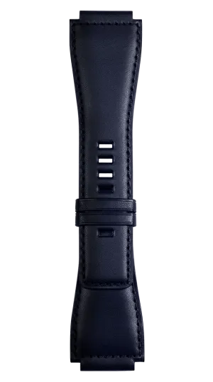 BR Strap BR 1/3 BR-X1 Navy Blue Calfskin Large