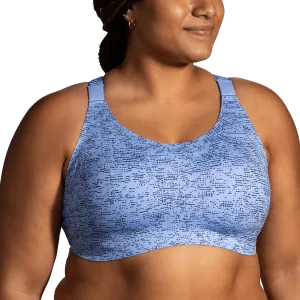 Brooks Dare Racerback Run Bra 2.0 - Blue Lavender Terrain Print
