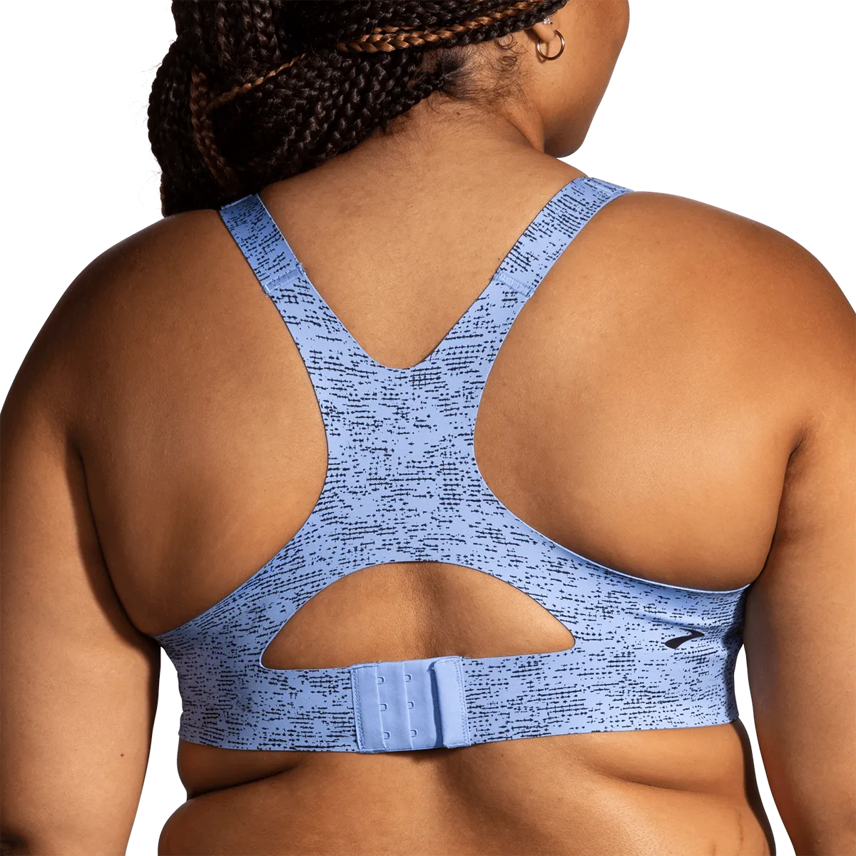 Brooks Dare Racerback Run Bra 2.0 - Blue Lavender Terrain Print