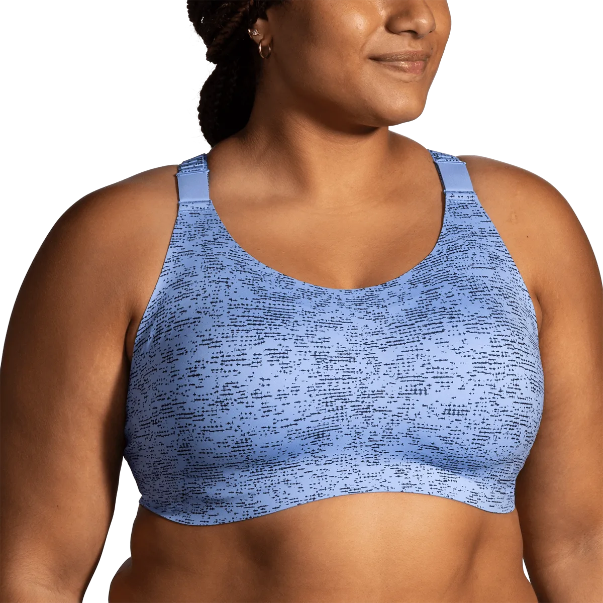 Brooks Dare Racerback Run Bra 2.0 - Blue Lavender Terrain Print