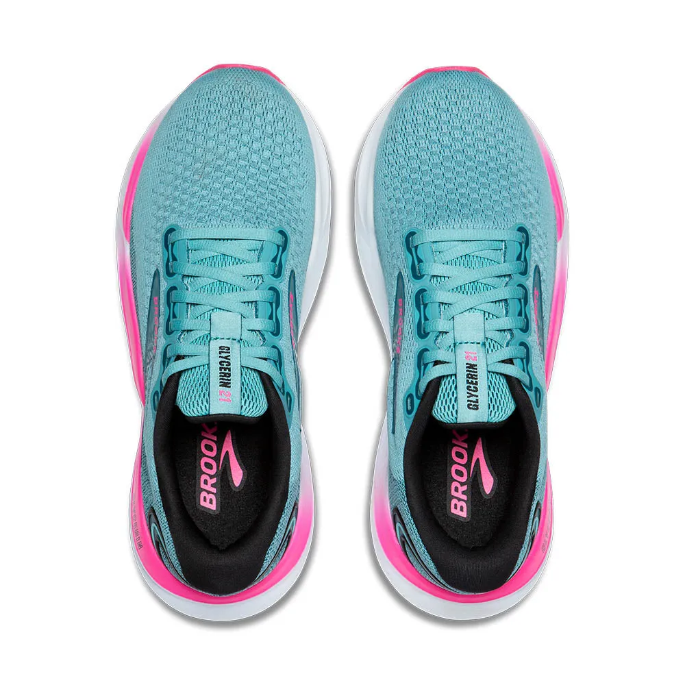 Brooks Glycerin 21 Moroccan Blue/Aqua/Pink Womens