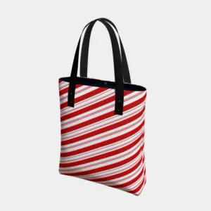 Candy Cane Tote Bag