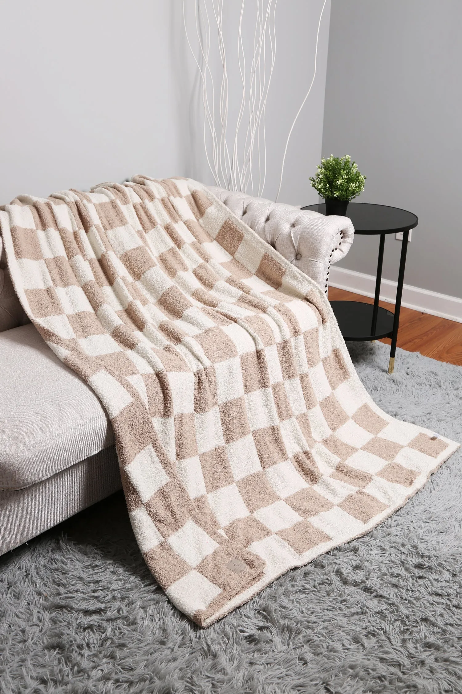 Checkered Throw Blanket