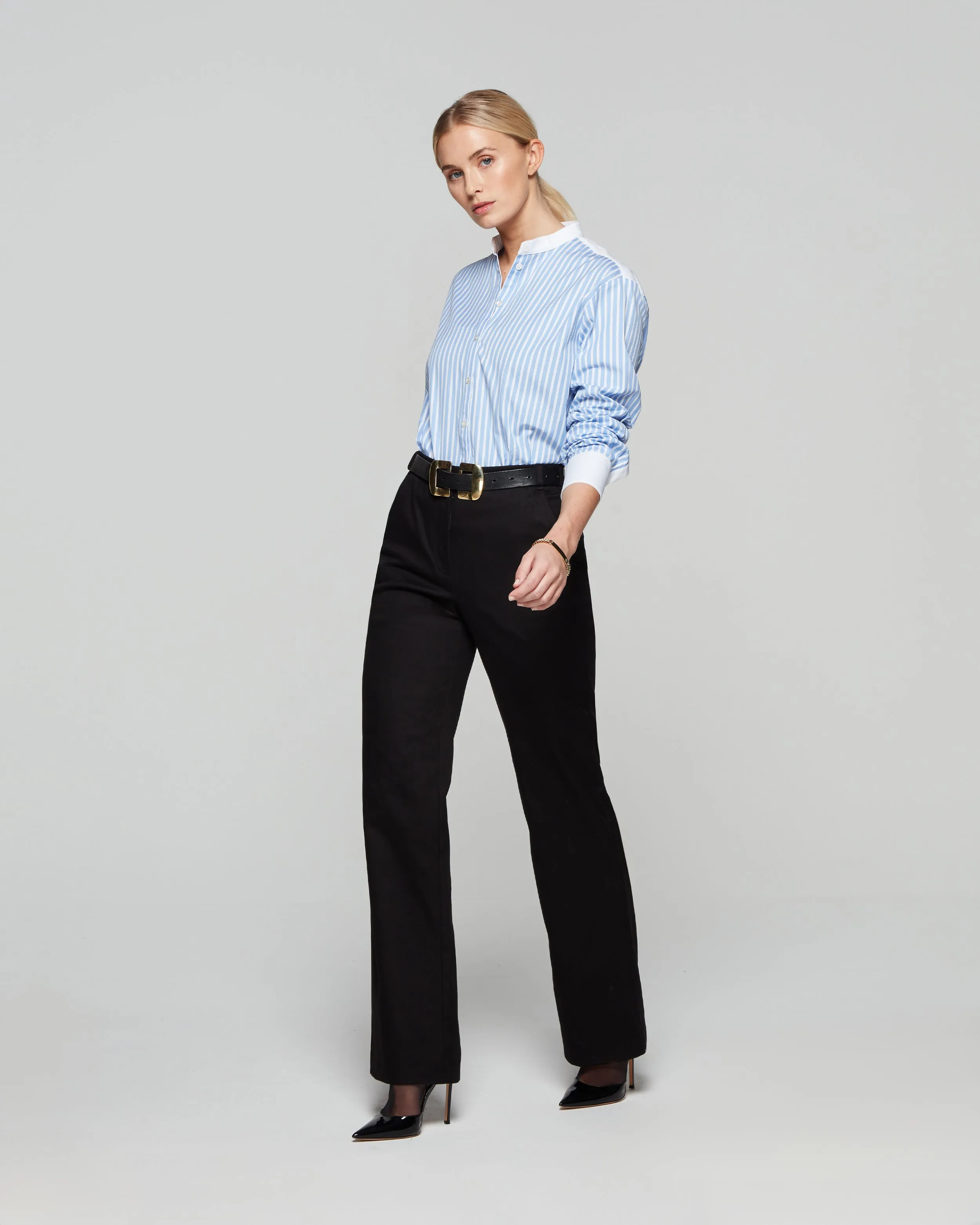 Classic Straight Leg Trouser - Black