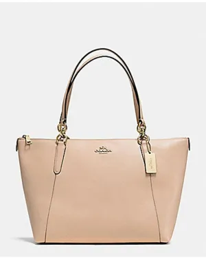 Coach Women's Ava Crossgrain Leather Tote IM/Beechwood F57526 IMEQO