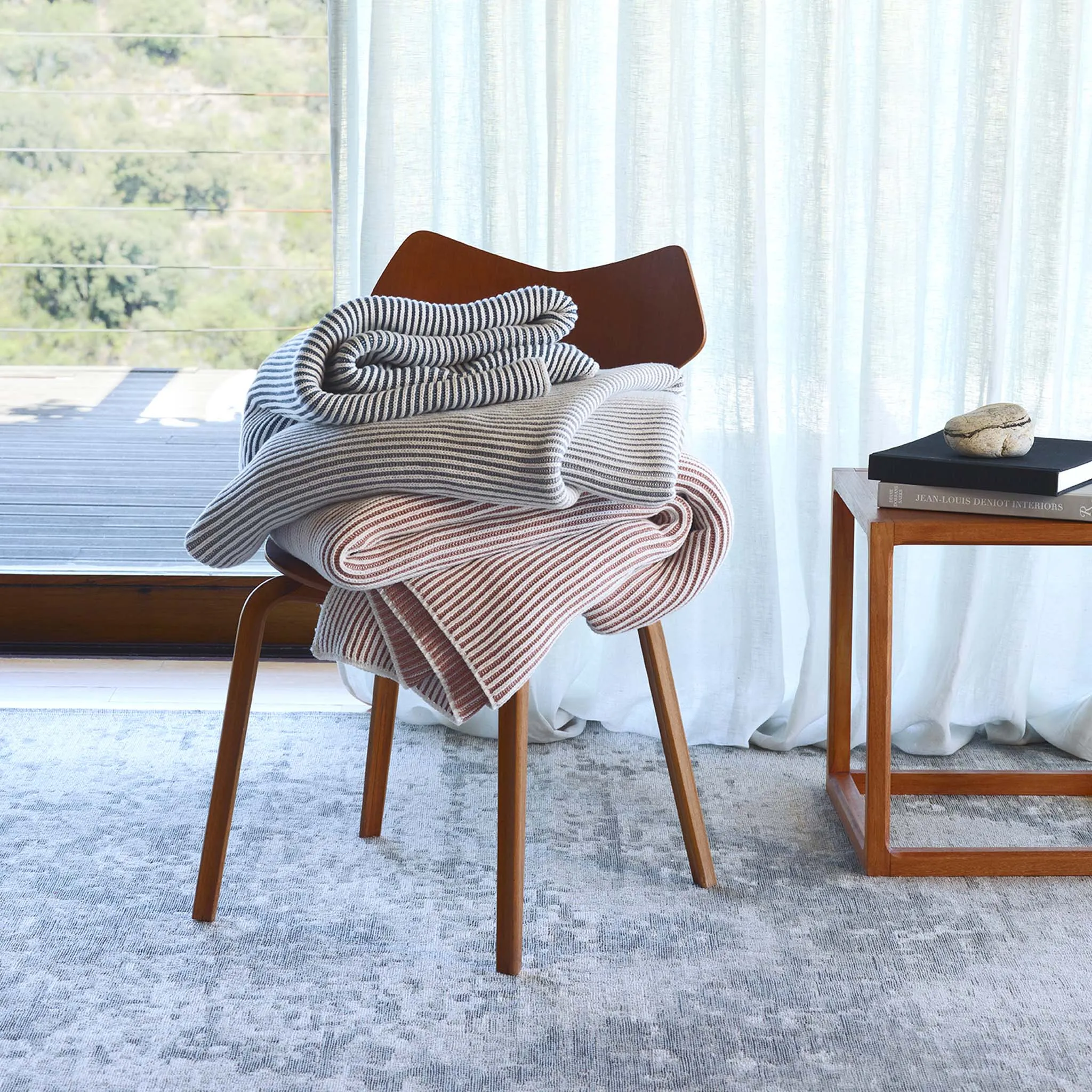 Cotton Yarn Throw Blanket | Amalia Home Anamar