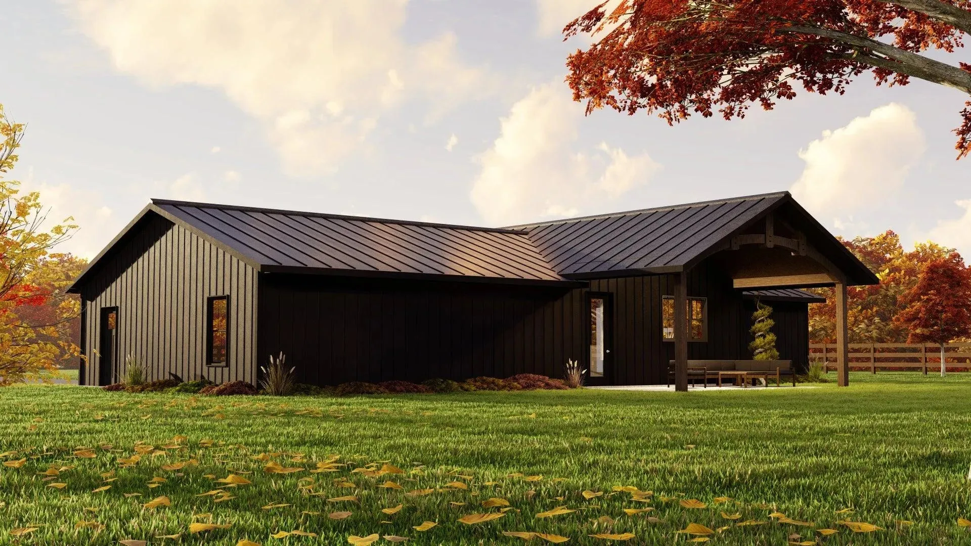 Cozy Two-Bedroom Home Plan with Functional Design