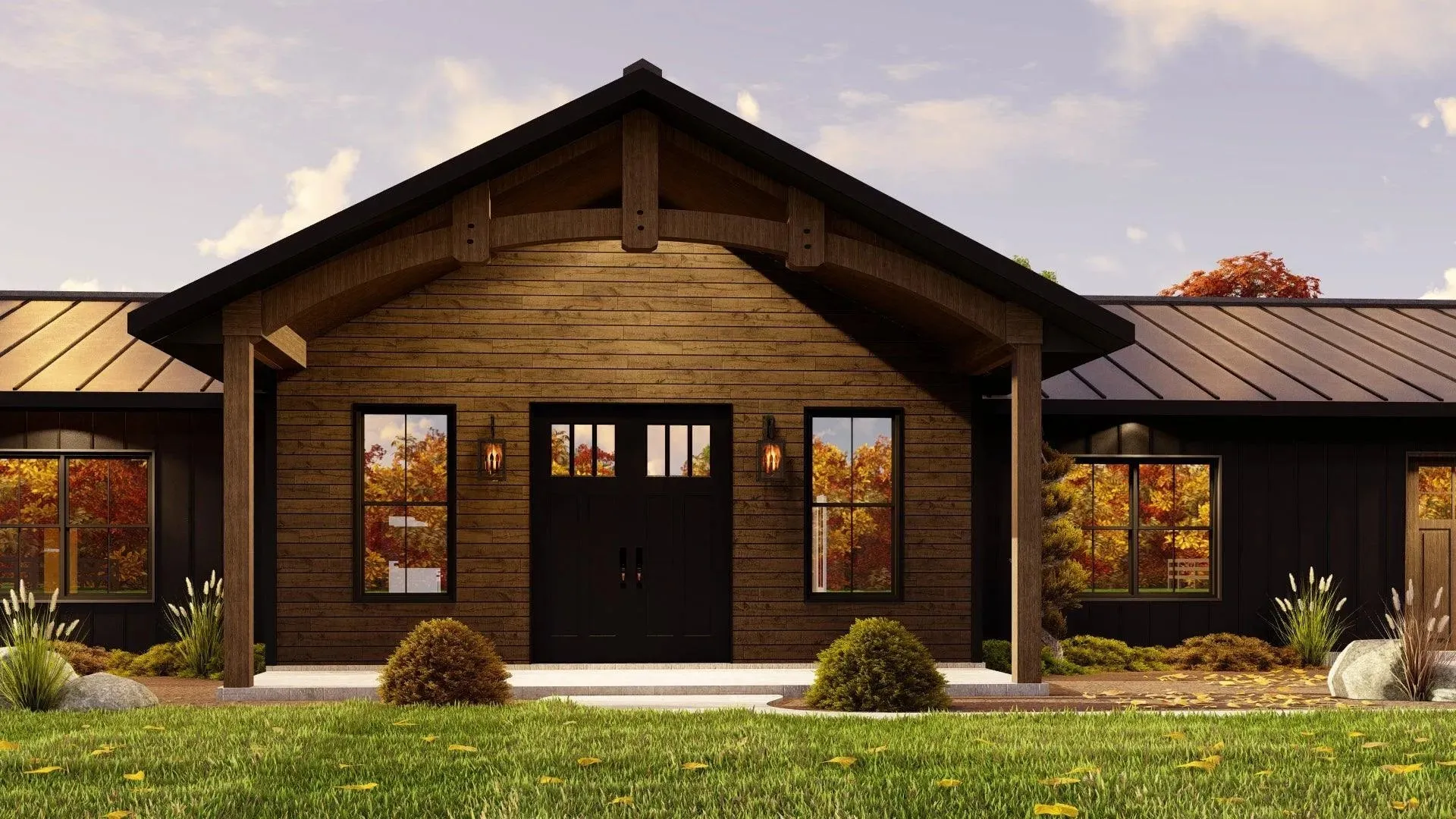 Cozy Two-Bedroom Home Plan with Functional Design