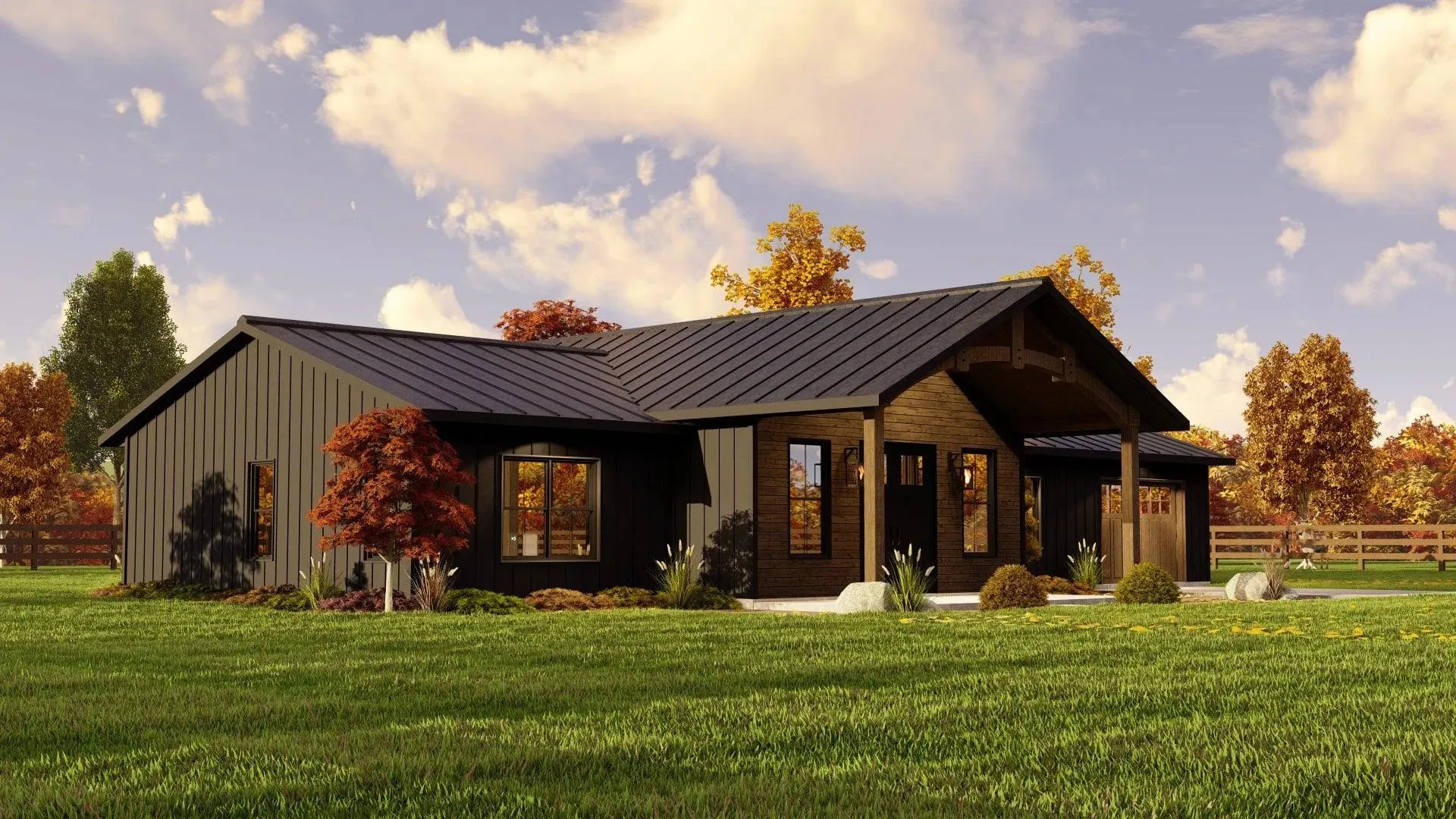 Cozy Two-Bedroom Home Plan with Functional Design