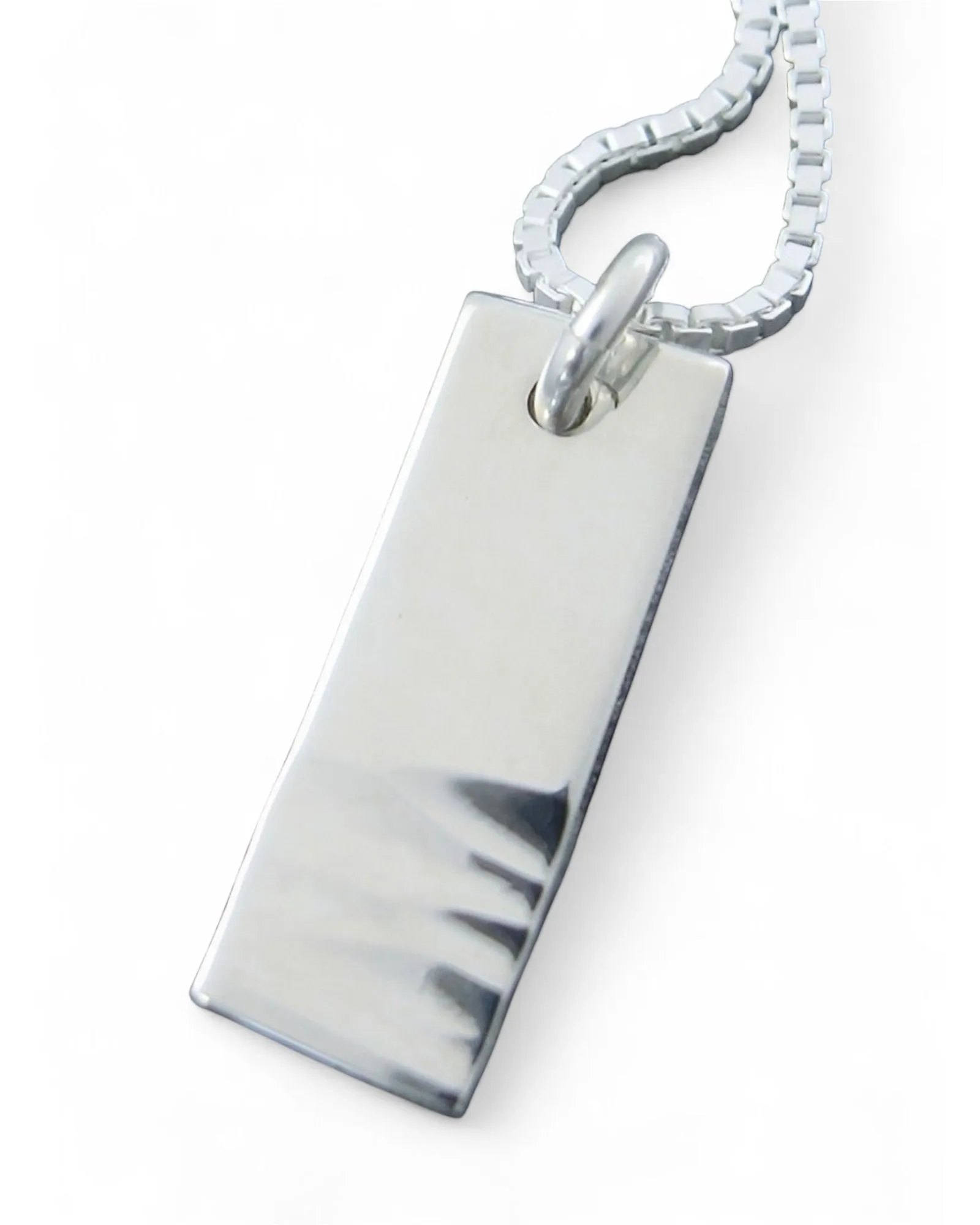 Edgy Sterling Silver Dodger pendant