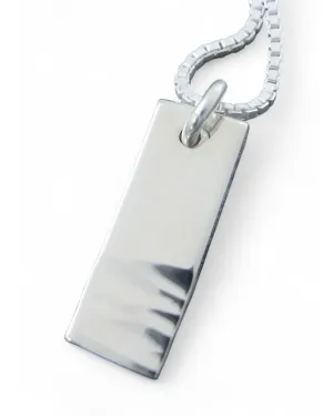 Edgy Sterling Silver Dodger pendant