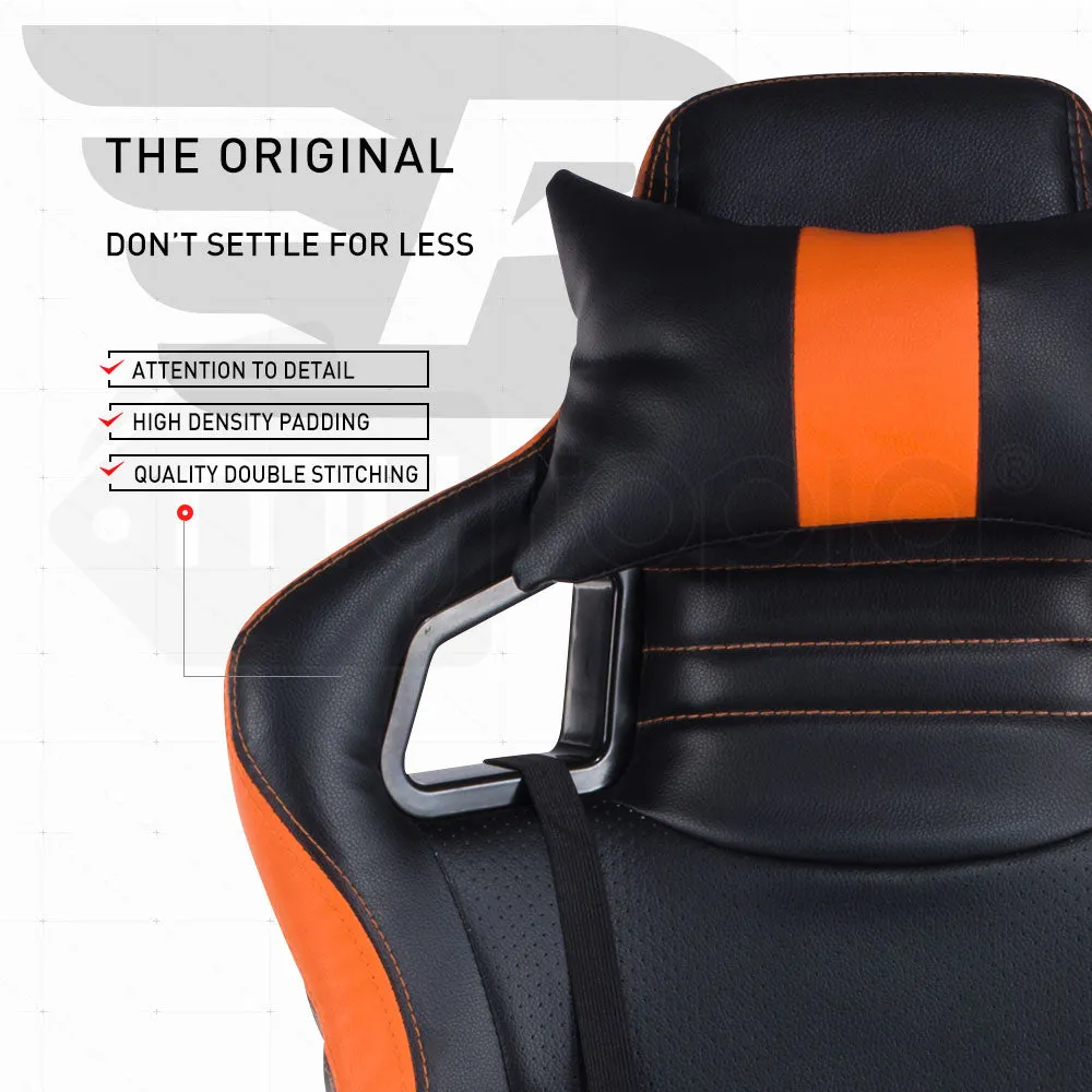 Ergonomic Gaming Chair, Adjustable PU Leather - Overdrive