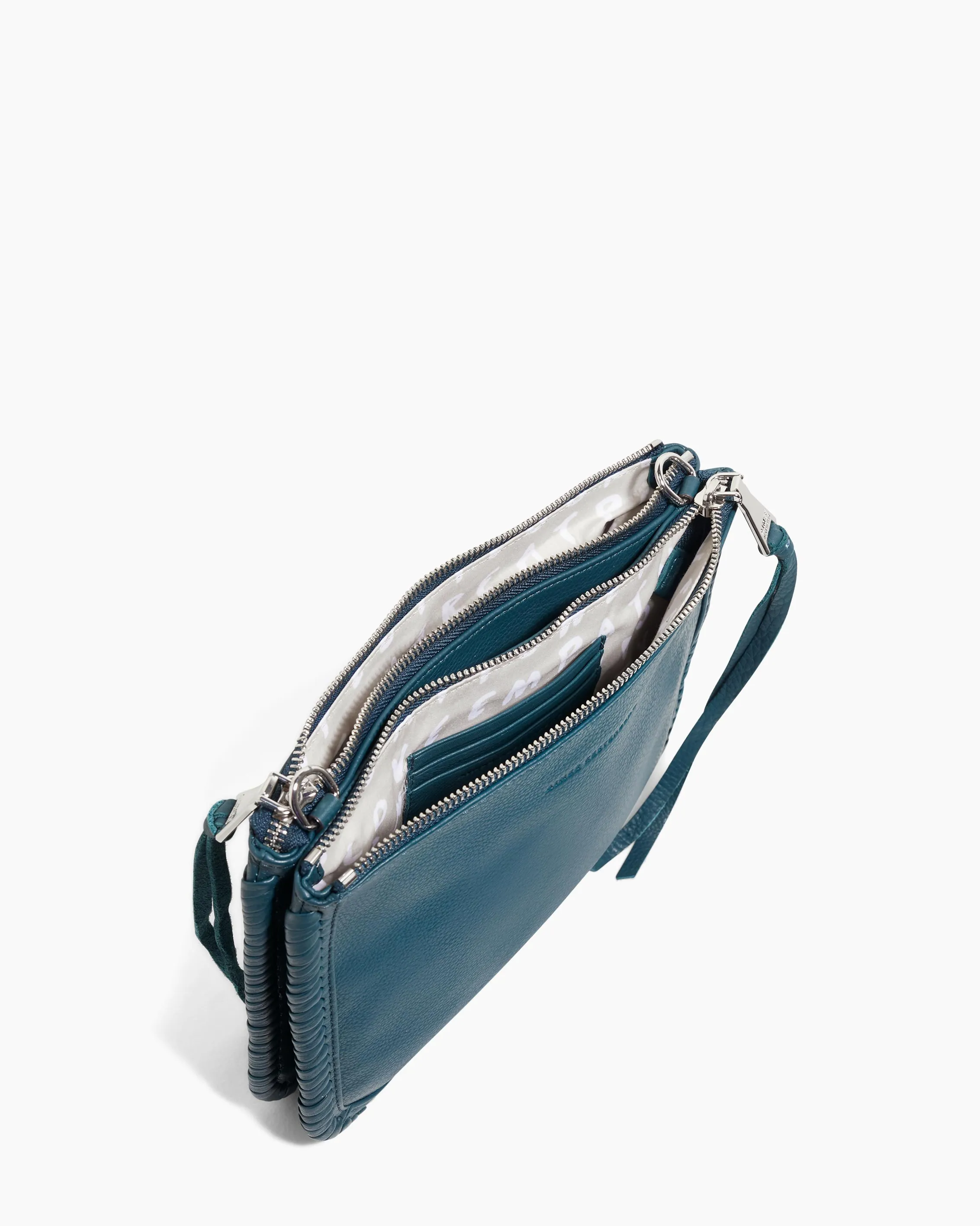 Famous Double Top Zip Crossbody