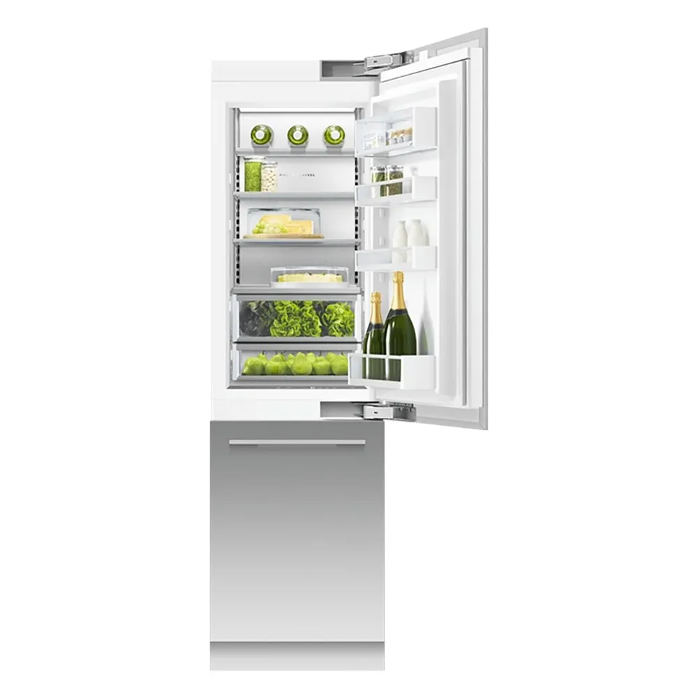 Fisher   Paykel RS6121WRUK1 Right Hinge Integrated Refrigerator Freezer, Ice & Water, 60.3cm Wide - Panel Ready