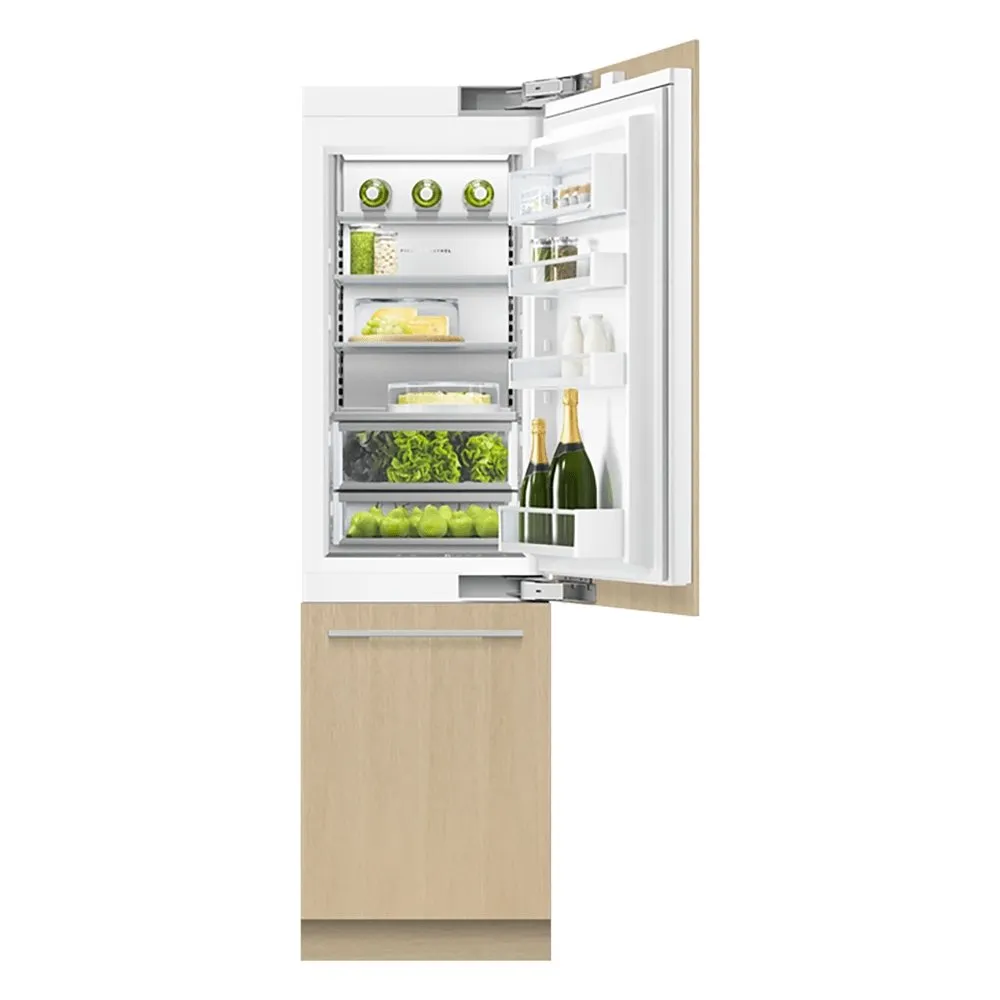 Fisher   Paykel RS6121WRUK1 Right Hinge Integrated Refrigerator Freezer, Ice & Water, 60.3cm Wide - Panel Ready