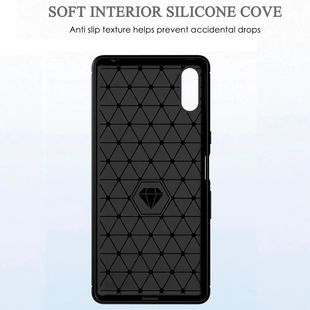 For SONY XPERIA L3 Armour Shockproof Gel Case Silicone Cover Case Thin