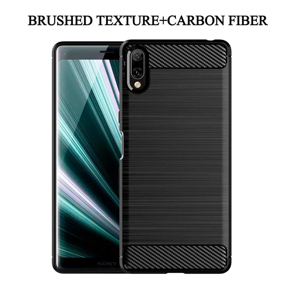 For SONY XPERIA L3 Armour Shockproof Gel Case Silicone Cover Case Thin