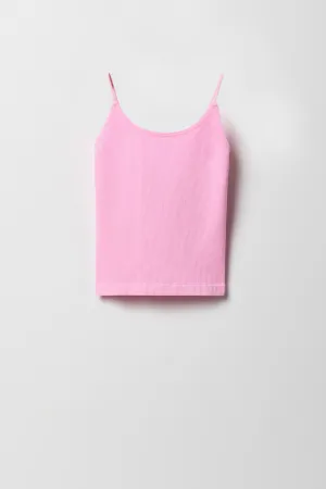Girls Ribbed Bungee Strap Cami