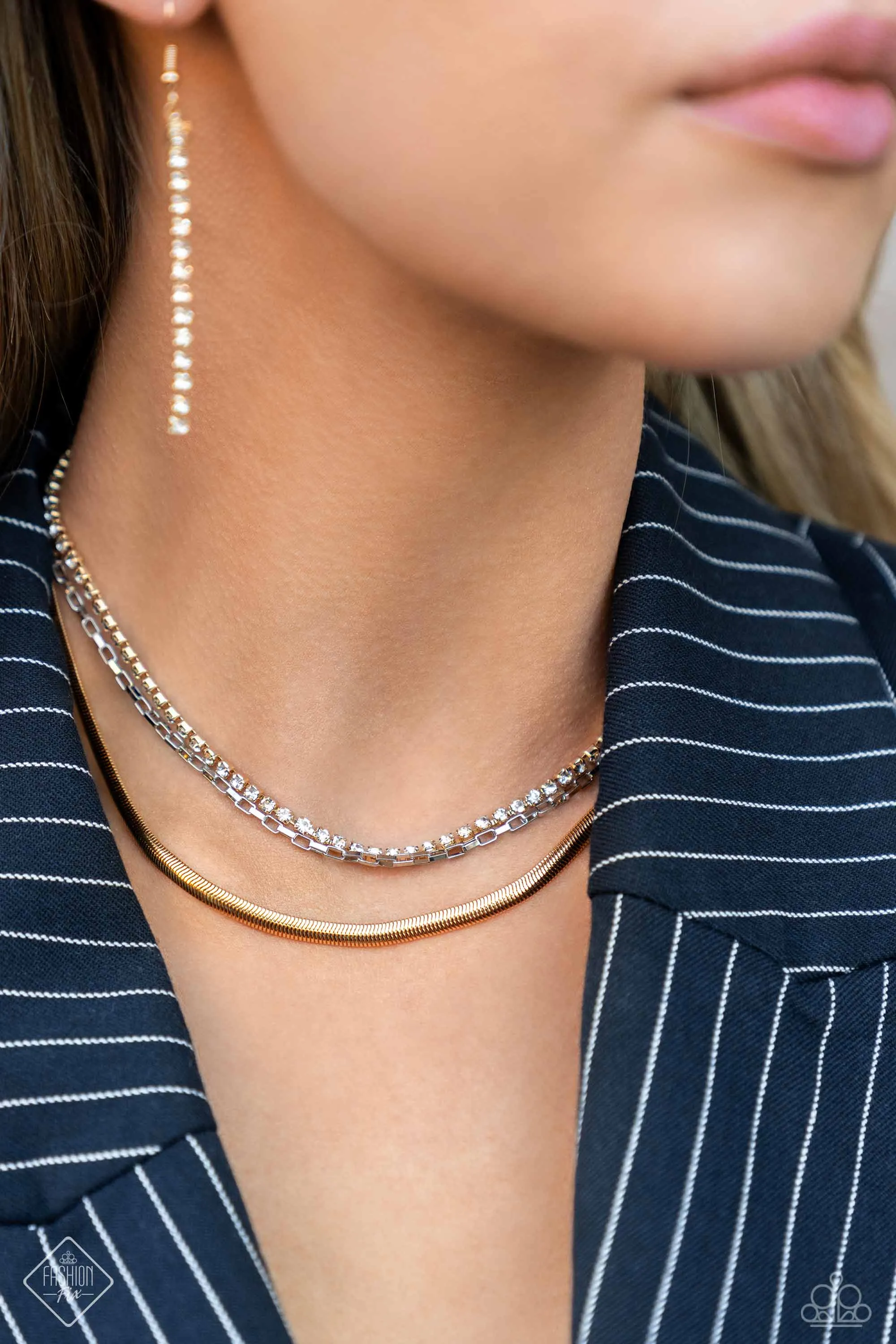I SQUARE For You - Gold Necklace - Paparazzi Accessories