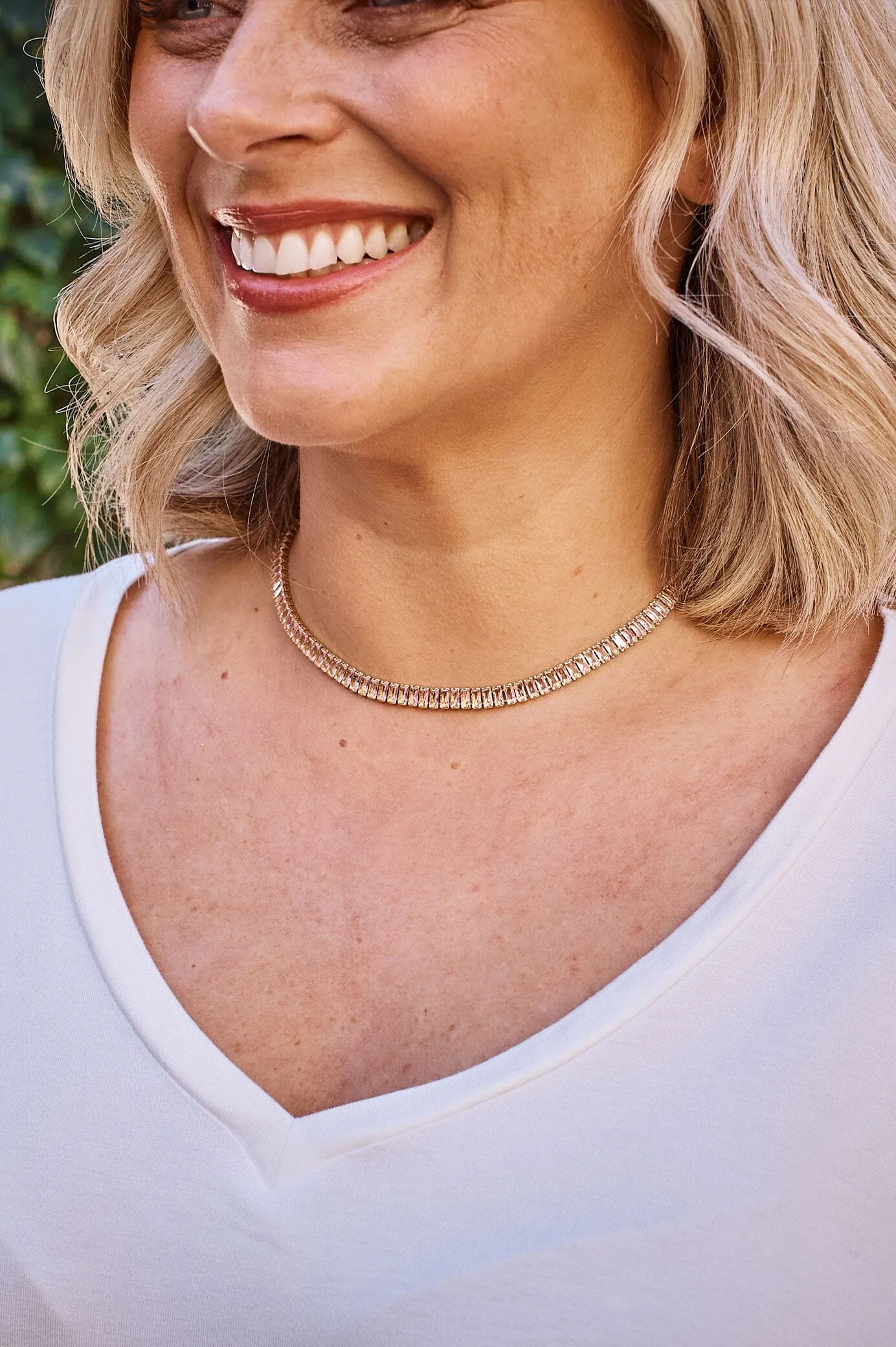 Josephine Choker Blush