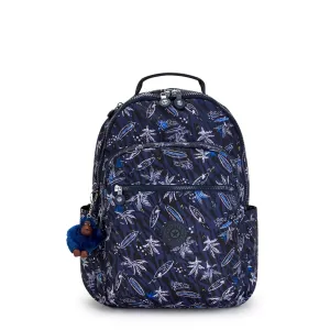 Kipling Seoul Surf Sea Print Large Backpack C2I4851-Y70