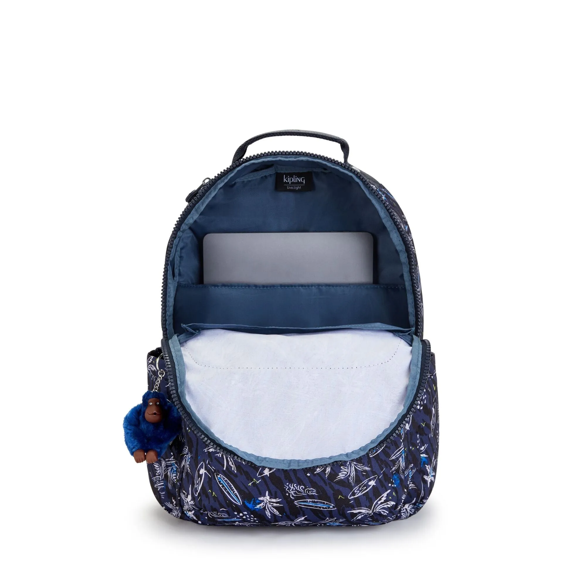 Kipling Seoul Surf Sea Print Large Backpack C2I4851-Y70