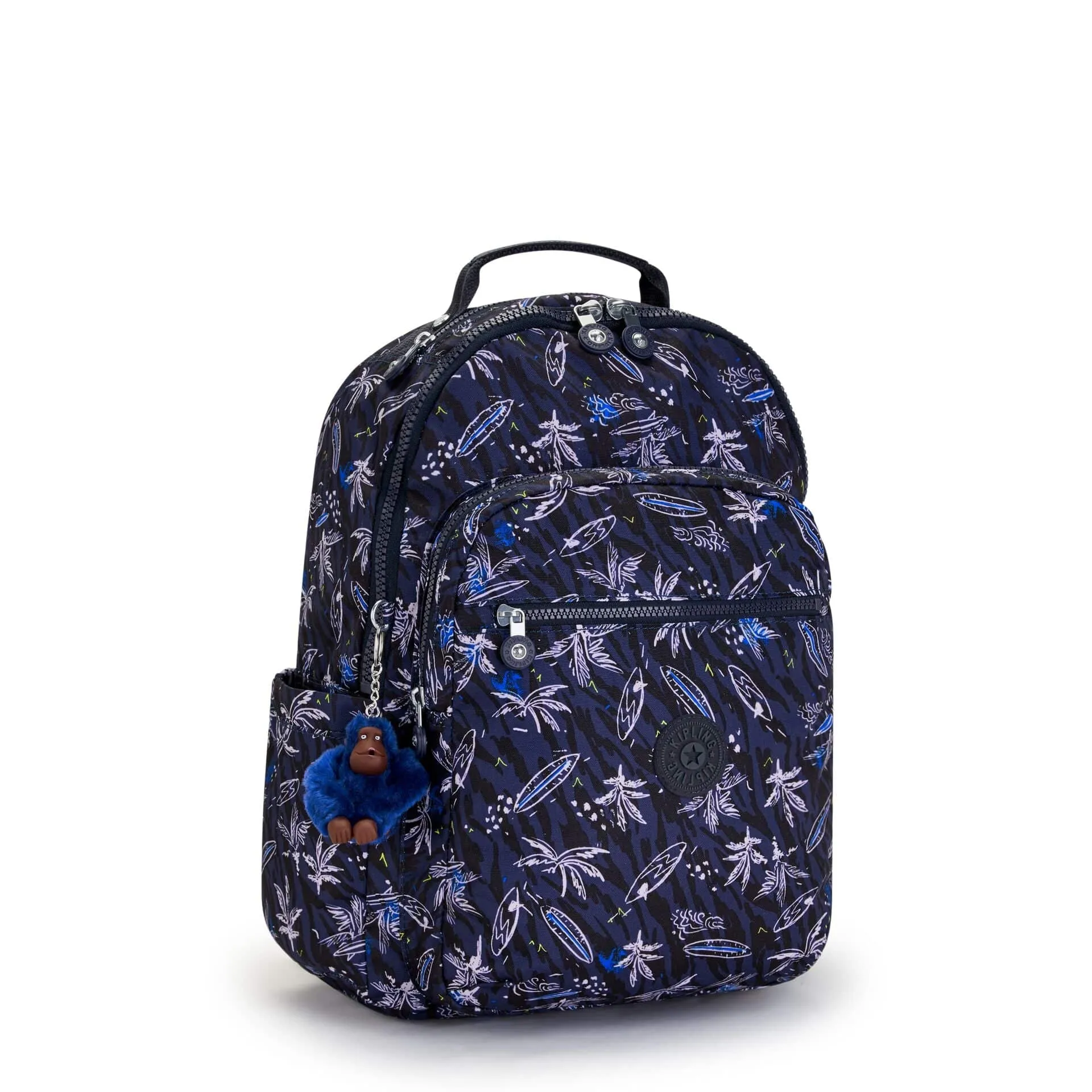 Kipling Seoul Surf Sea Print Large Backpack C2I4851-Y70