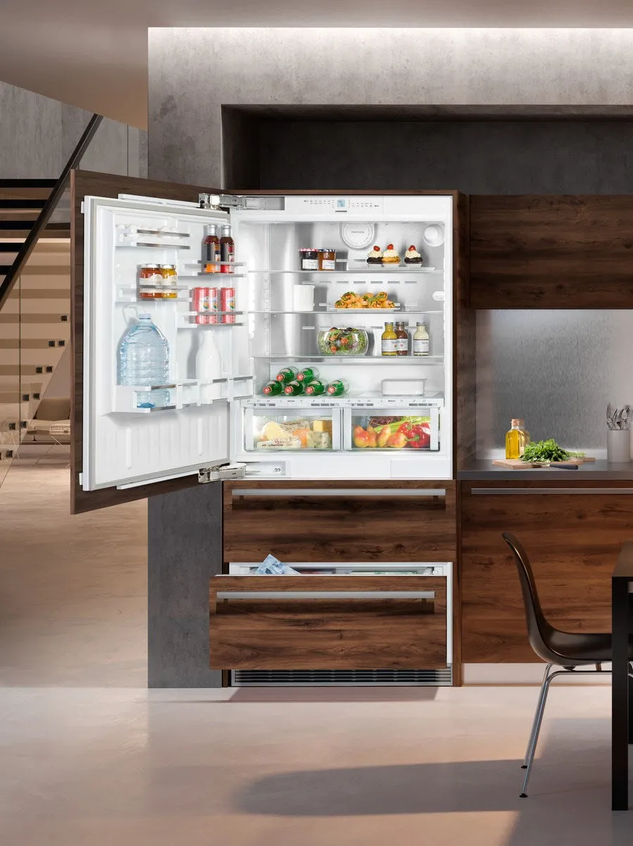 Liebherr HCB2081 36 Inch Panel Ready Bottom-Mount Refrigerator with 18.9 cu. ft. Capacity