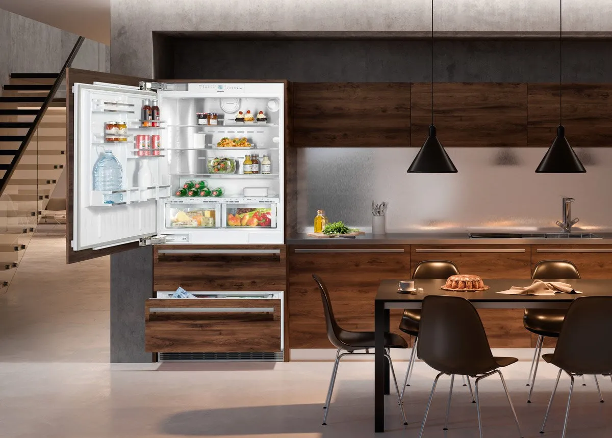 Liebherr HCB2081 36 Inch Panel Ready Bottom-Mount Refrigerator with 18.9 cu. ft. Capacity