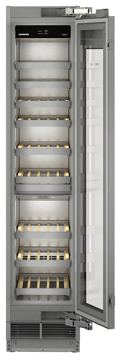 Liebherr MW1800 18 Inch Built-In Dual Zone Wine Cooler with 75 Bottle Capacity