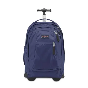 NAVY BLUE WHEELED JANSPORT BACKPACK