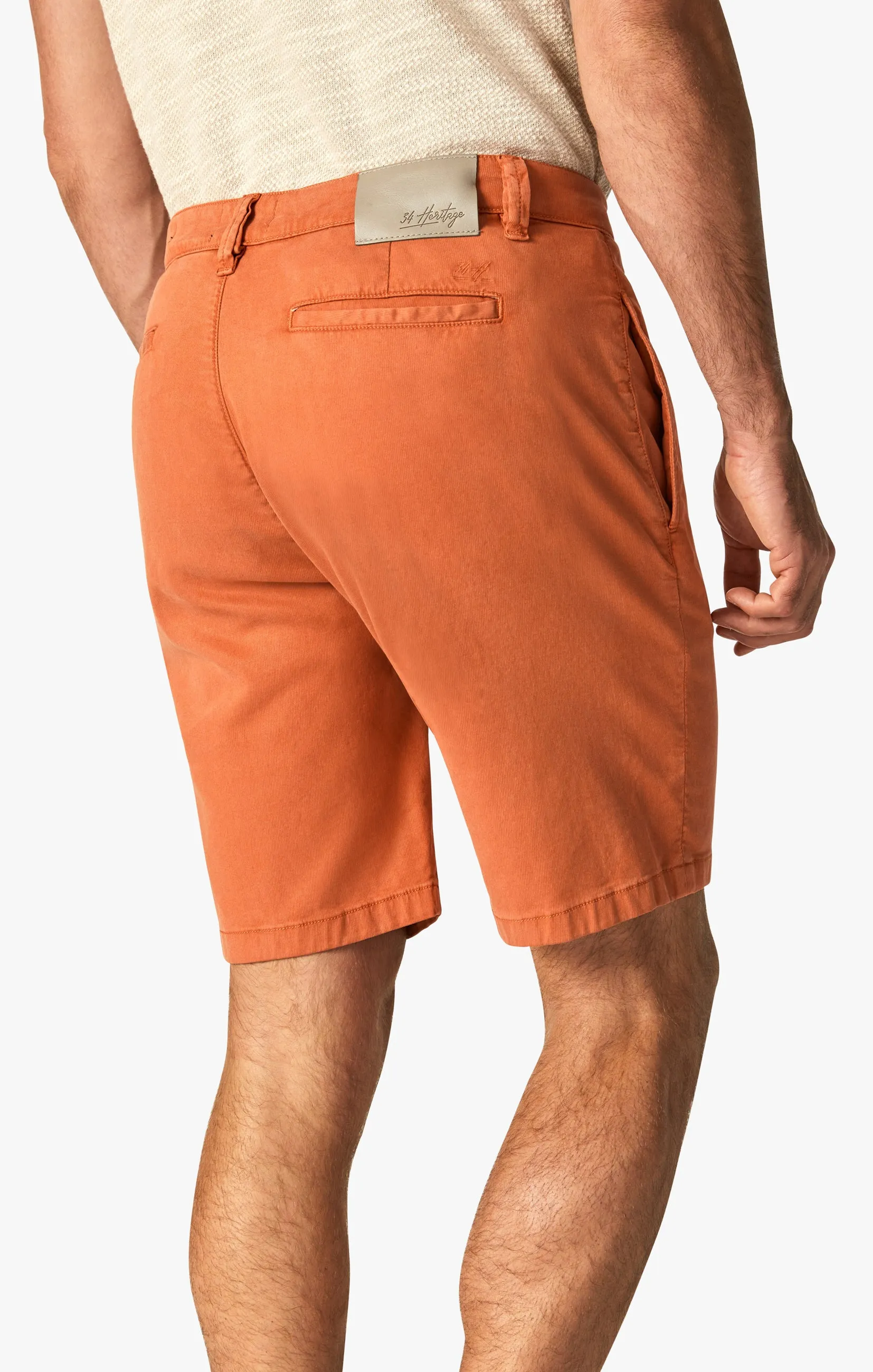 Nevada Shorts In Orange Rust Soft Touch