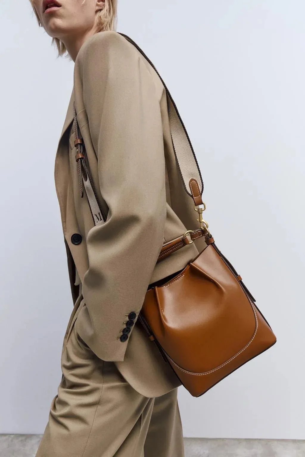New Fashion Large Capacity Bucket Handbags for Women Luxury Shoulder Bags Female Crossbody Bag PU Totes with Wallet
