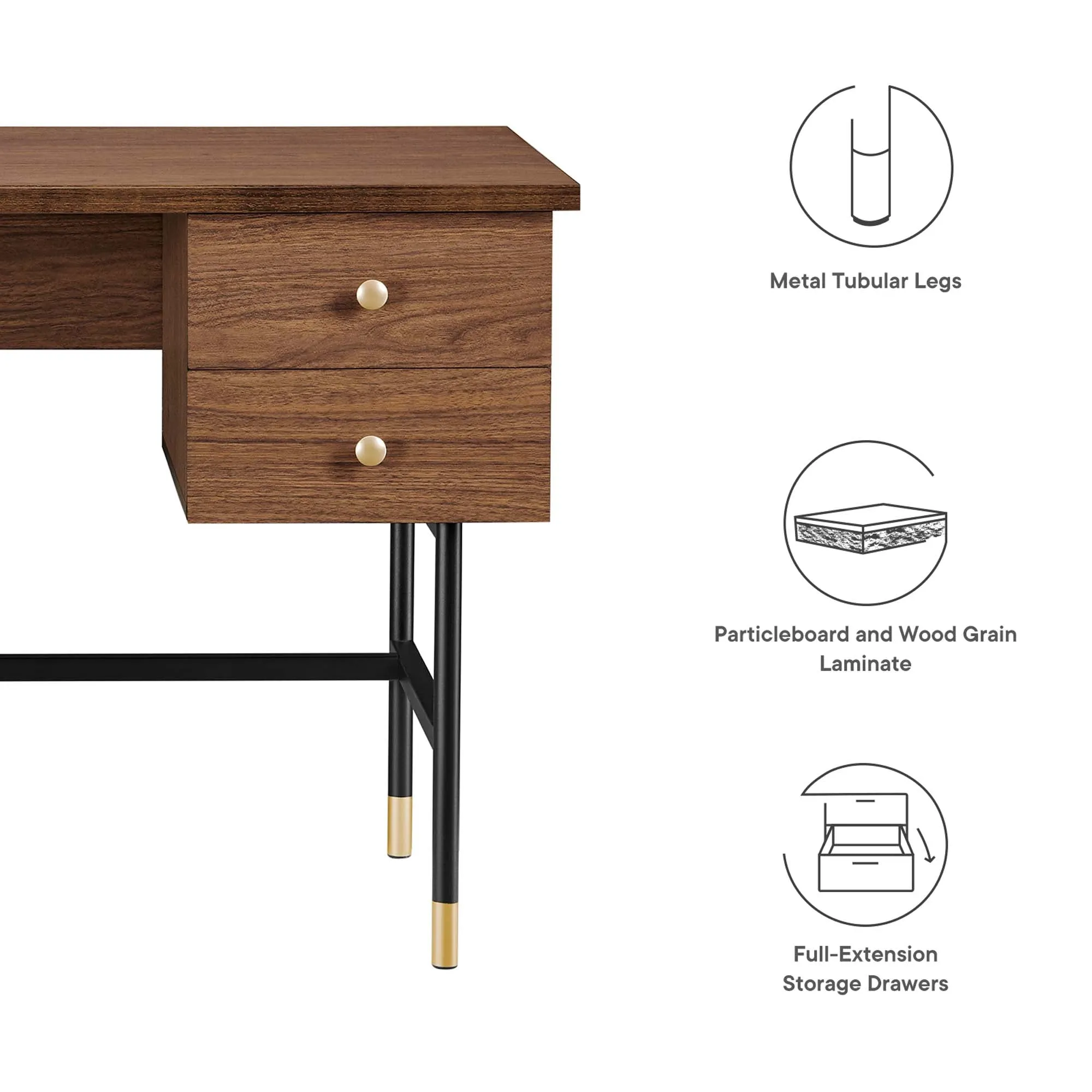 Nexus Office Desk by Modway