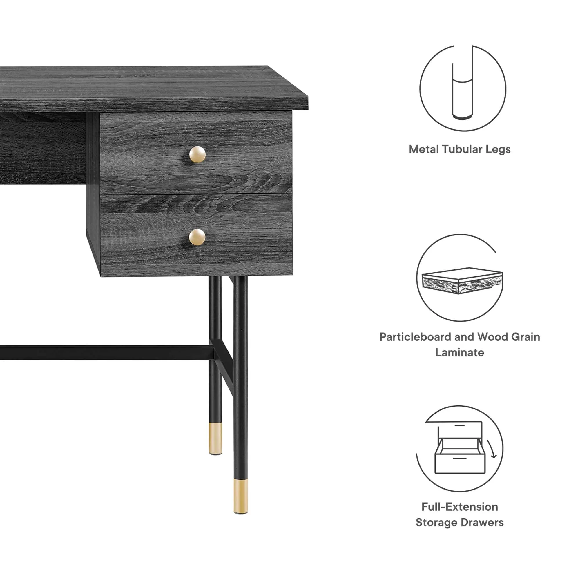 Nexus Office Desk by Modway