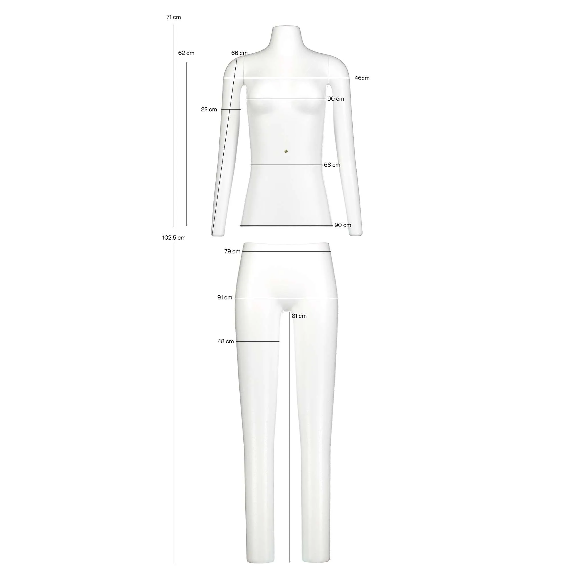 Profoto Magic Mannequin II Torso Female