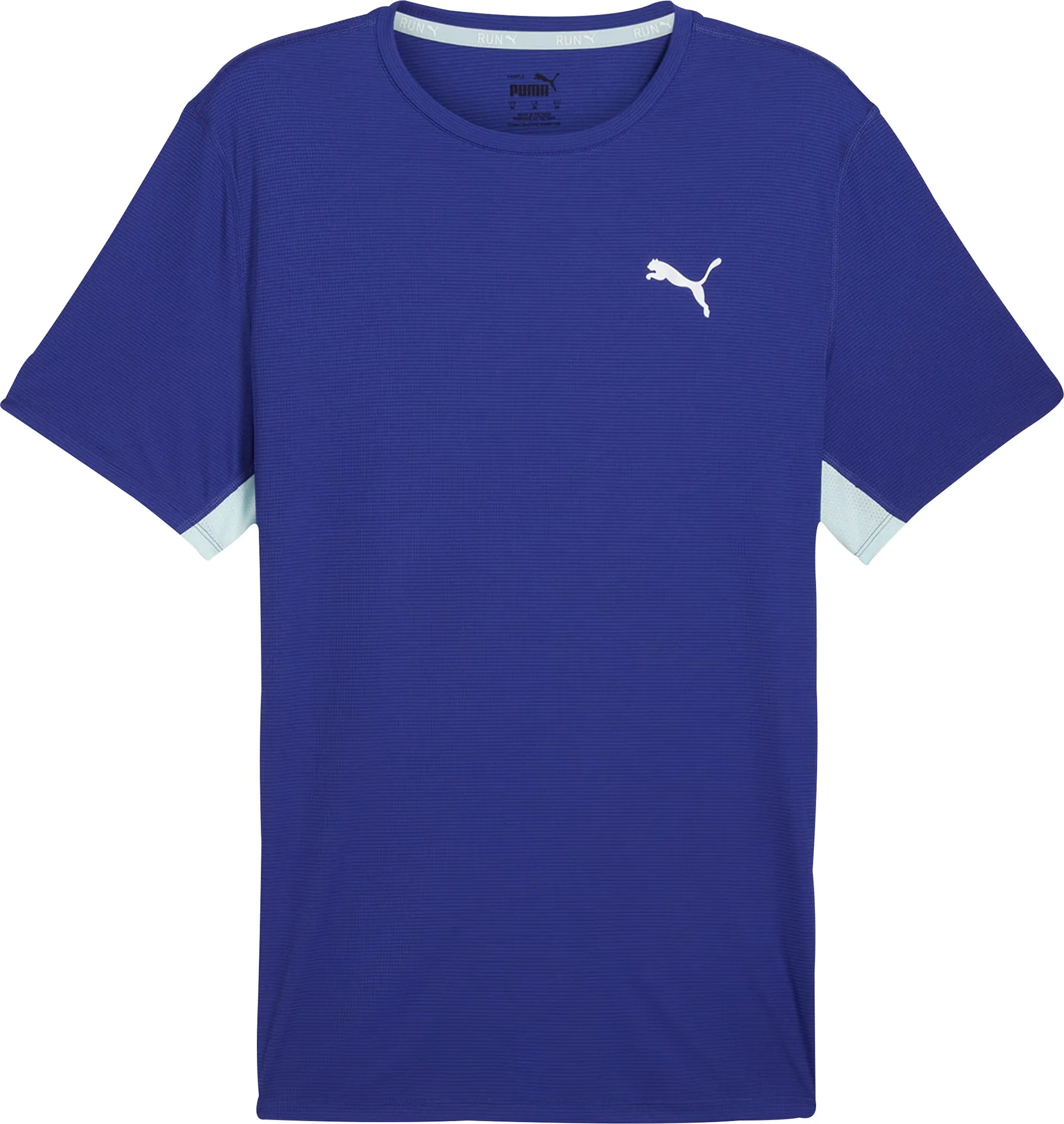 Puma Run Favourite Short Sleeve Mens Running Top - Blue