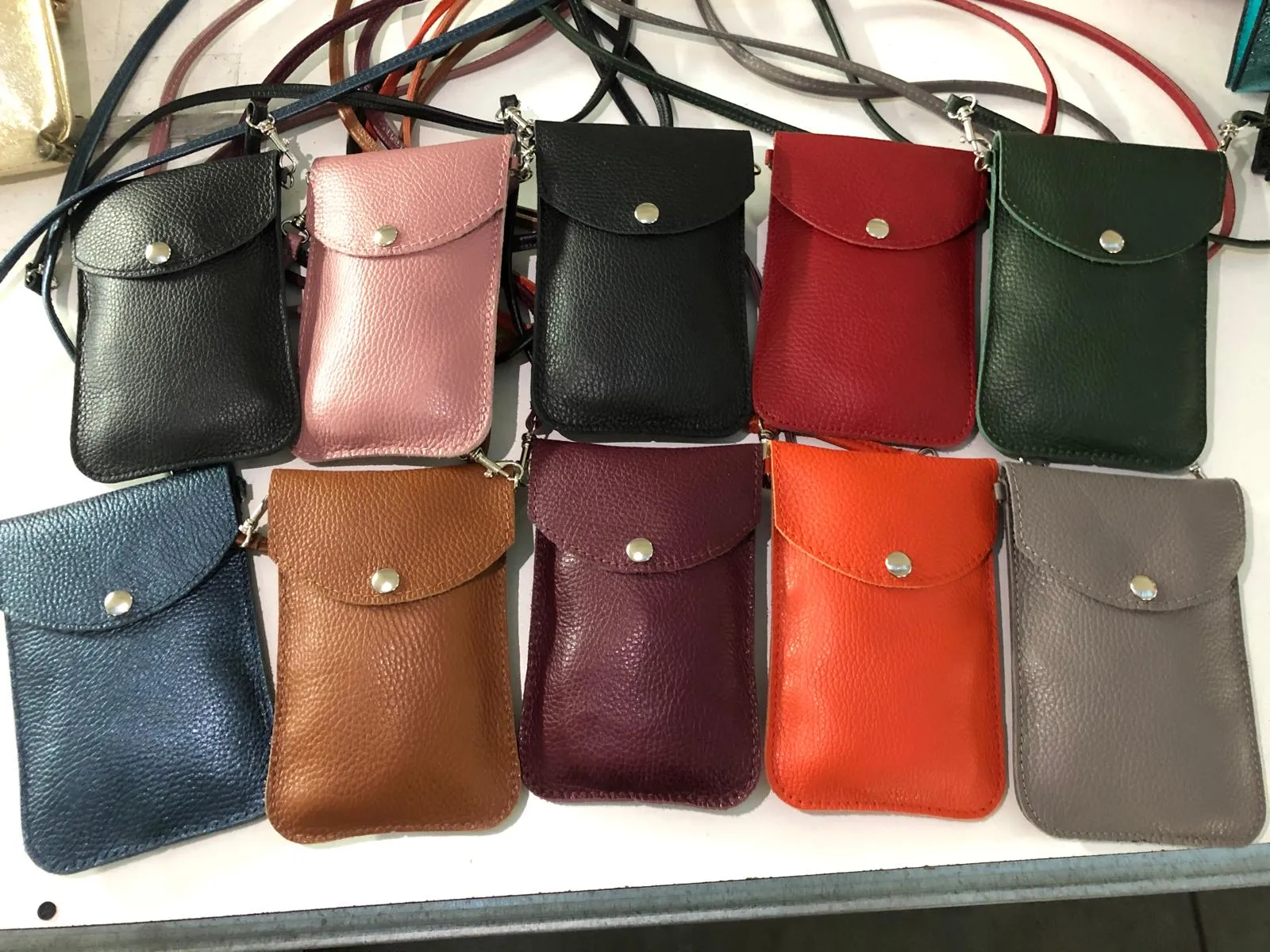Rita V2 Small Leather Pouch Cross Body Bag