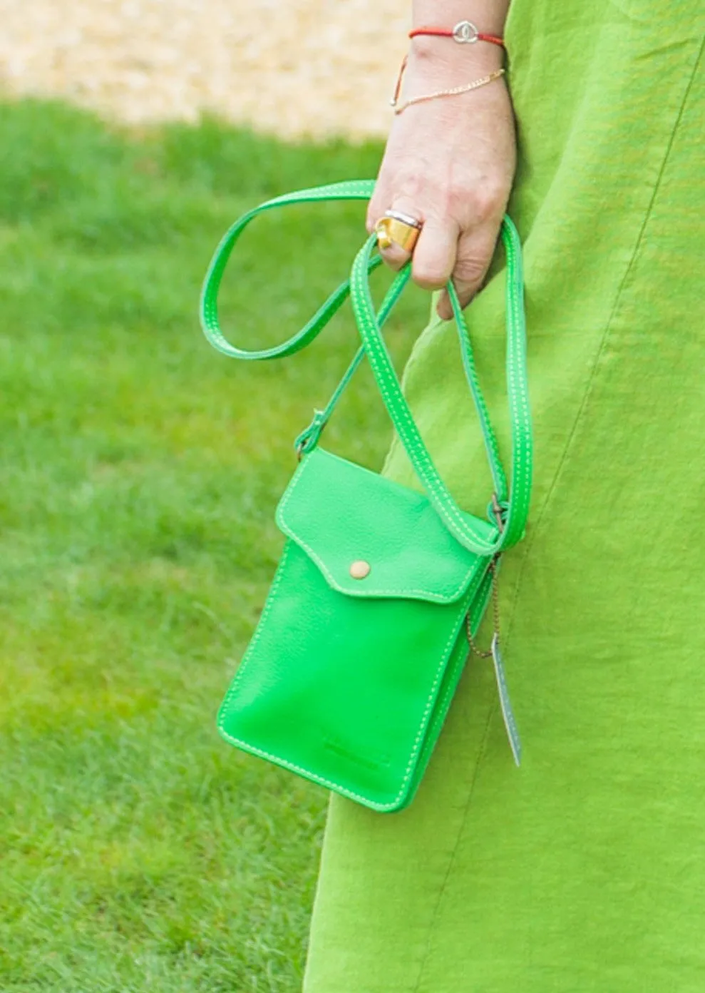 Rita V2 Small Leather Pouch Cross Body Bag
