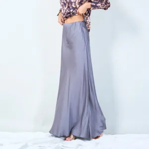 Satin midi slip skirt wholesale