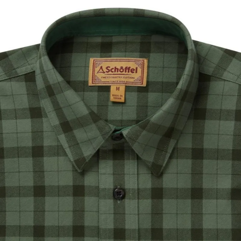 Schoffel Tollymore Utility Mens Shirt - Loden Green